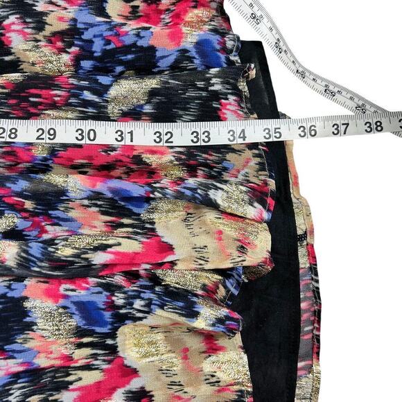 New Women’s Berenice Rayan Gold Print Short Dress Size 36/Small - Picture 11 of 12